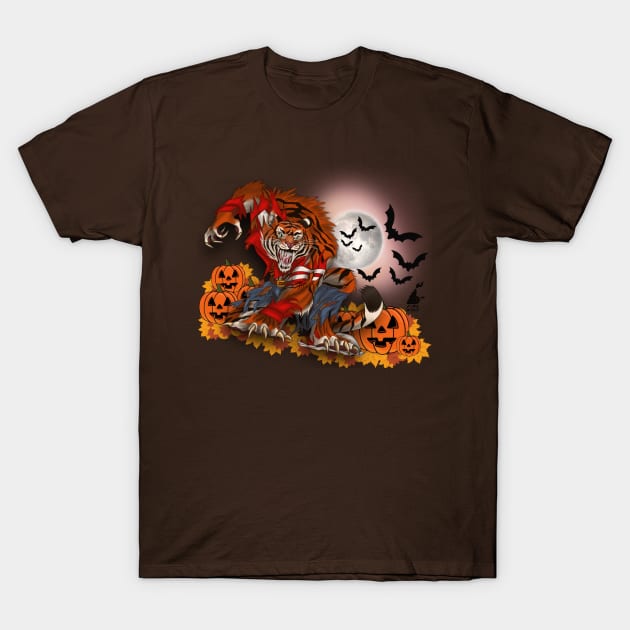 TigerShade - Weretiger T-Shirt by MelisaTheLombax